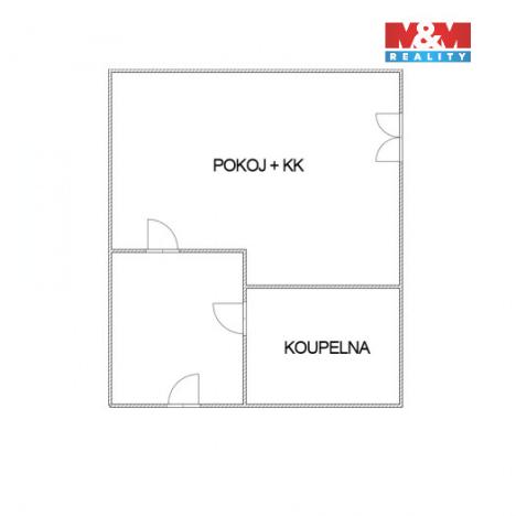 Pronájem bytu 1+kk, Kopřivnice, Francouzská, 34 m2