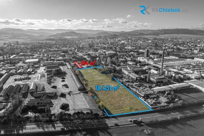 Prodej komerčního pozemku, Šenov u Nového Jičína, 19245 m2