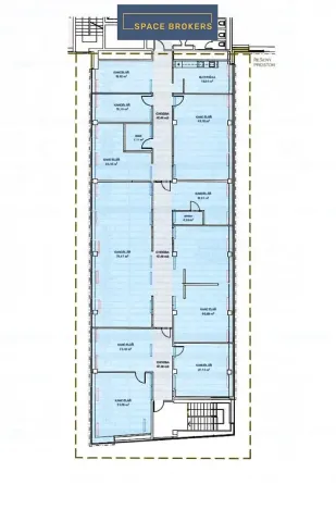 Pronájem kanceláře, Praha - Dejvice, Evropská, 407 m2