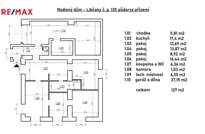 Prodej rodinného domu, Libčany, 227 m2
