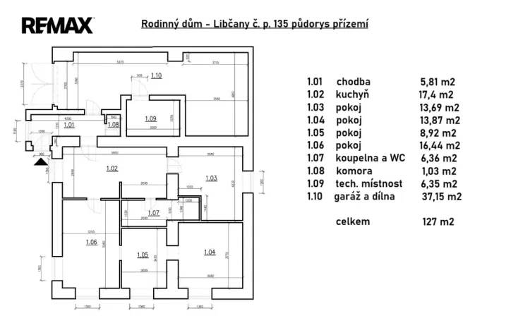 Prodej rodinného domu, Libčany, 227 m2