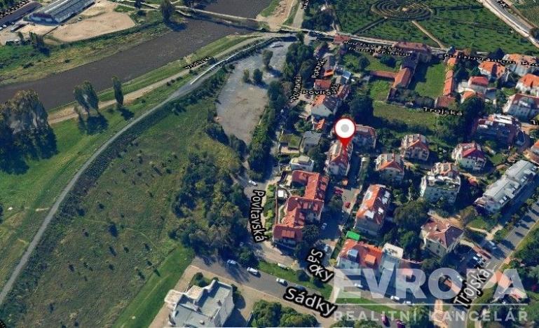 Pronájem bytu 3+kk, Praha - Troja, Sádky, 71 m2