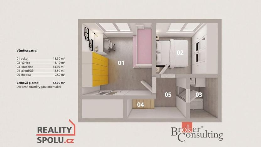 Prodej bytu 3+kk, Polerady, 77 m2