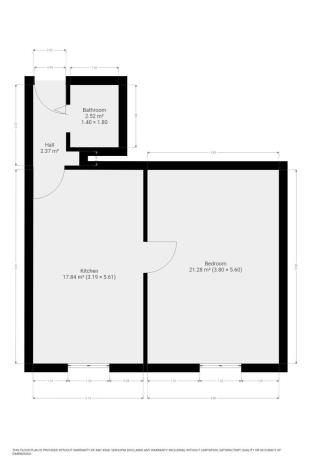 Pronájem bytu 2+kk, Praha - Nusle, Jaromírova, 43 m2