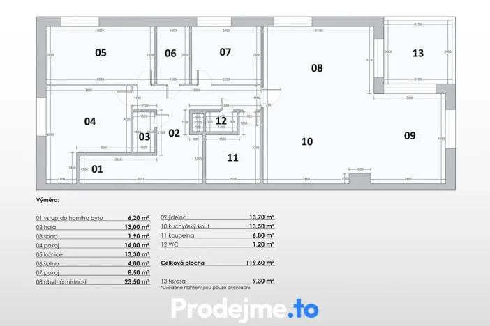 Prodej bytu 4+kk, Rudná, Hořelická, 119 m2