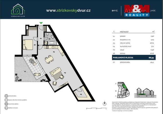 Prodej bytu 2+kk, Praha - Libeň, Střížkovská, 117 m2