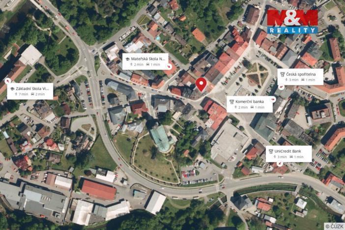 Prodej obchodního prostoru, Rožnov pod Radhoštěm, Masarykovo náměstí, 670 m2