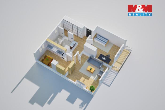 Prodej bytu 2+1, Litvínov - Horní Litvínov, U Zámeckého parku, 58 m2