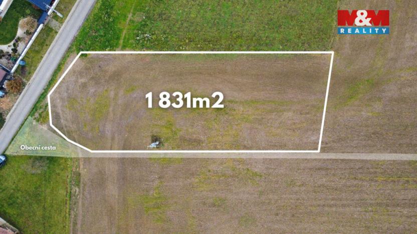 Prodej pozemku pro bydlení, Nivnice, 1831 m2