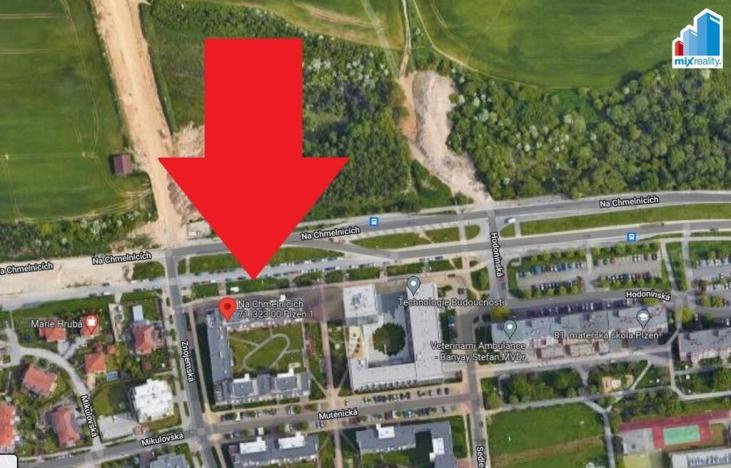 Pronájem garážového stání, Plzeň, Na Chmelnicích, 18 m2