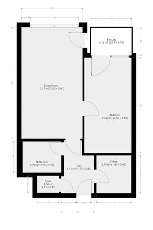 Pronájem bytu 2+kk, Říčany, Na Fialce, 48 m2