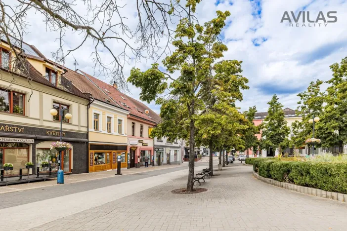 Prodej komerční nemovitosti, Benešov, Masarykovo náměstí, 256 m2