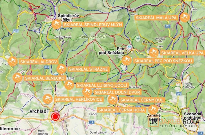Prodej bytu 2+kk, Vrchlabí, Letná, 49 m2