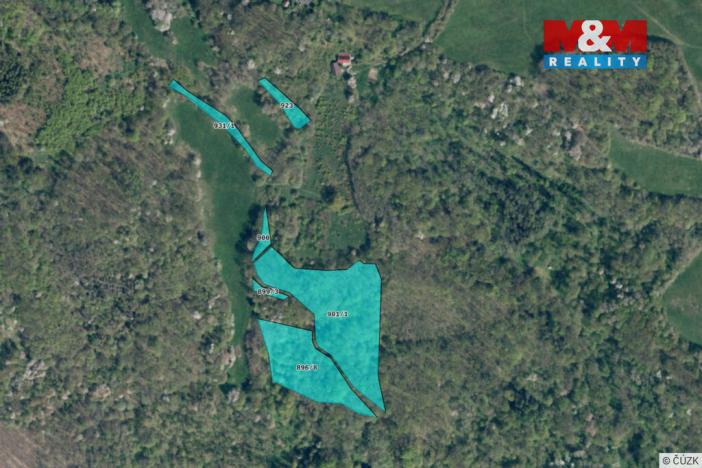 Prodej lesa, Úštěk - Habřina, 23830 m2