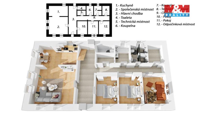 Prodej rodinného domu, Vernéřovice, 280 m2
