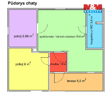 Prodej chaty, Trojanovice, 40 m2
