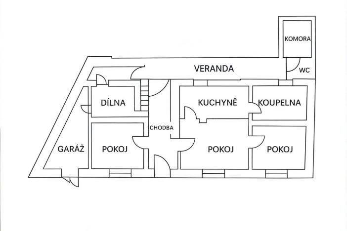 Prodej rodinného domu, Telnice, Draha, 73 m2