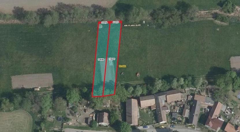 Prodej zahrady, Dětenice, 1392 m2