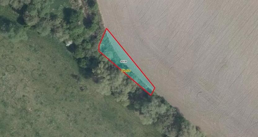 Prodej pole, Dětenice, 439 m2