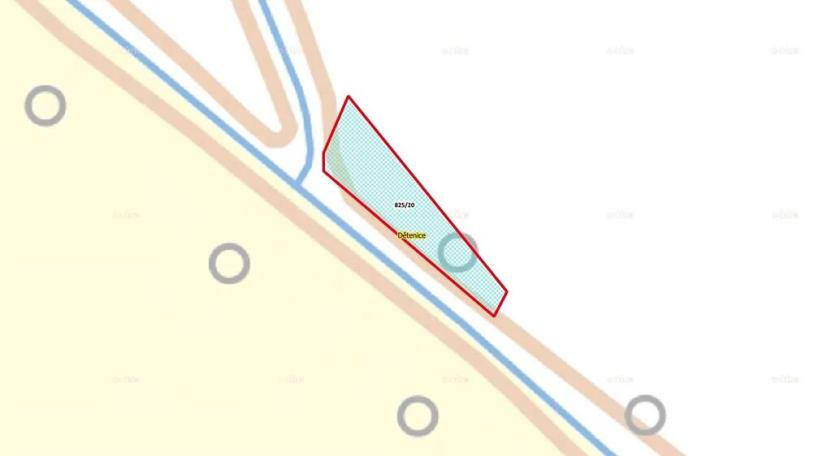 Prodej pole, Dětenice, 439 m2
