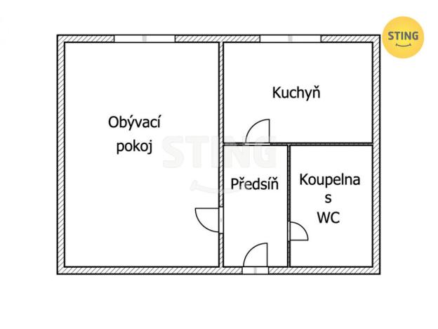Prodej bytu 1+1, Ostrava - Moravská Ostrava, 36 m2
