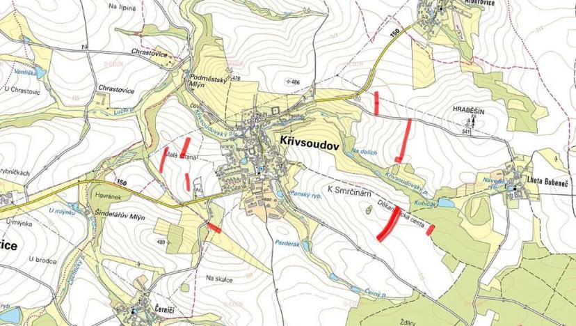 Prodej pole, Křivsoudov, 16903 m2