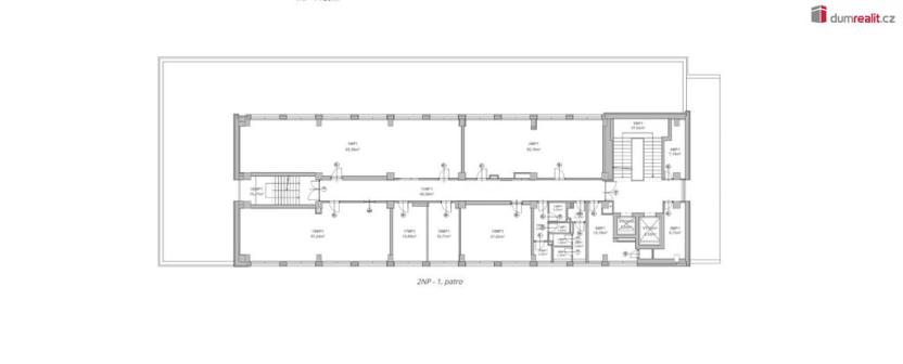 Pronájem kanceláře, České Budějovice - České Budějovice 6, Jeronýmova, 2300 m2