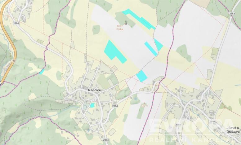 Prodej výrobních prostor, Jílové u Držkova, 107792 m2