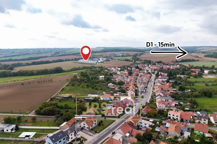 Pronájem výrobních prostor, Zakřany, 2636 m2