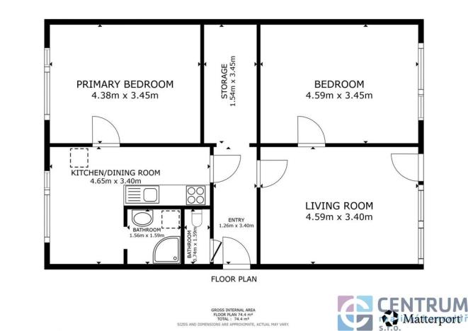 Prodej bytu 3+1, Jiřetín pod Bukovou, 73 m2