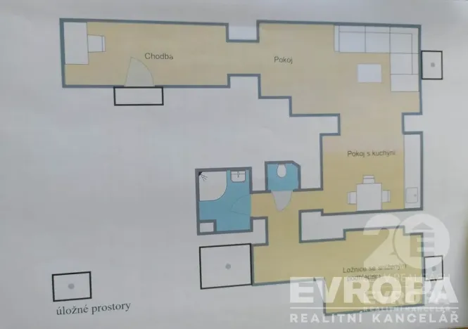 Prodej komerční nemovitosti, Praha - Žižkov, U božích bojovníků, 47 m2
