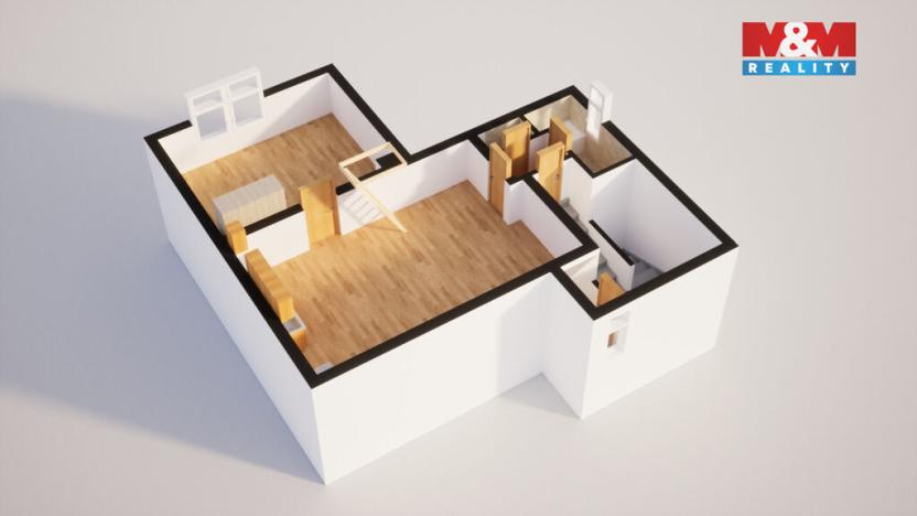 Prodej bytu 2+kk, Jablonec nad Nisou, Saskova, 90 m2