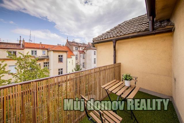 Pronájem bytu 2+kk, Praha - Smíchov, U Santošky, 50 m2