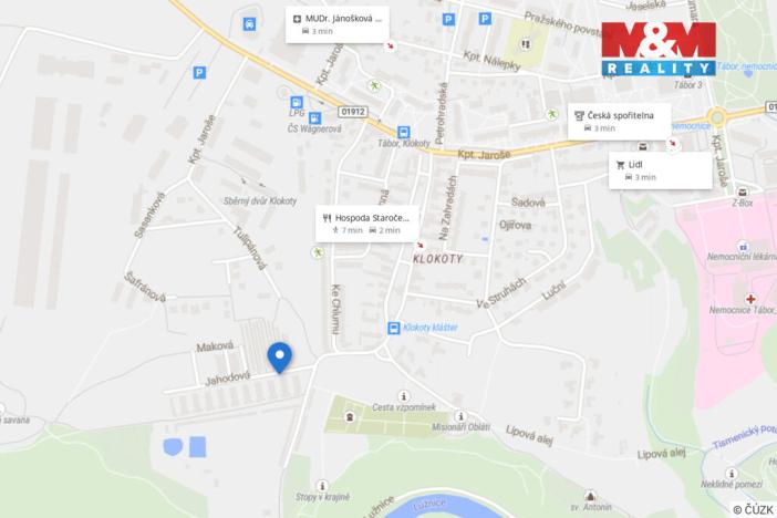 Prodej garáže, Tábor - Klokoty, 19 m2