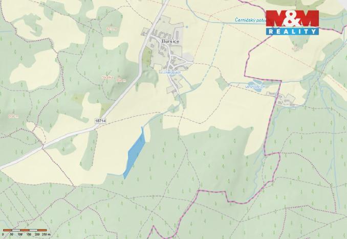 Prodej lesa, Kolinec - Buršice, 10718 m2