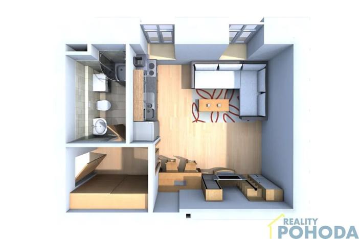 Prodej bytu 1+kk, Choceň, Peliny, 28 m2