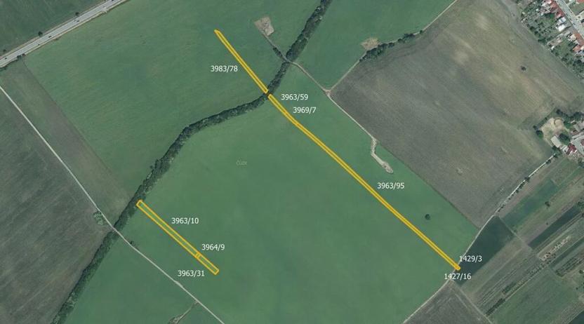 Prodej pole, Moravská Nová Ves, 5711 m2
