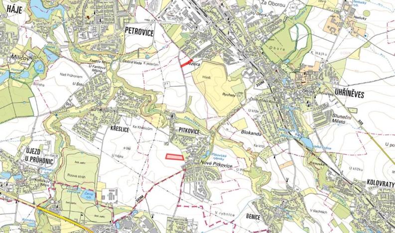 Prodej podílu pole, Praha - Pitkovice, 8739 m2