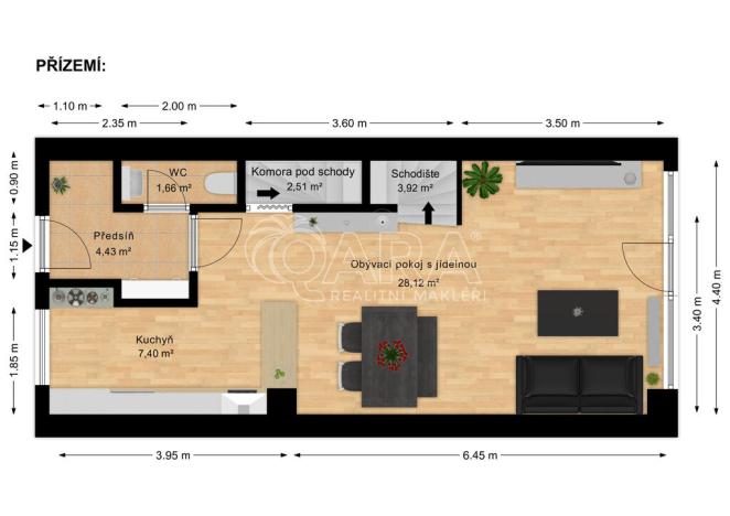 Pronájem rodinného domu, Buštěhrad, Ořešín, 106 m2