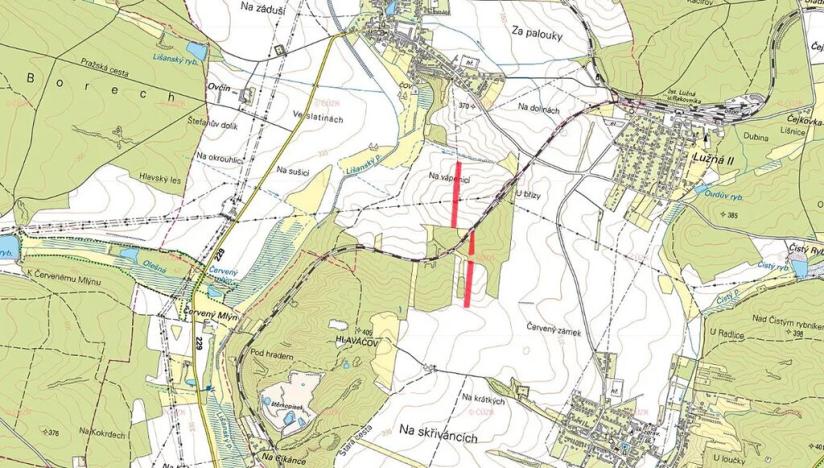 Prodej pole, Lužná, 15155 m2