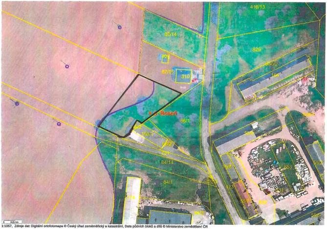 Prodej pozemku pro bydlení, Boseň, 2051 m2