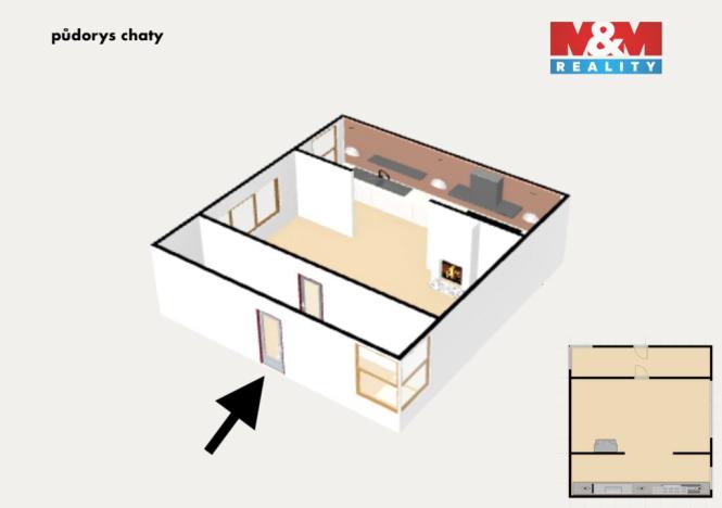 Prodej chaty, Hronov, 25 m2