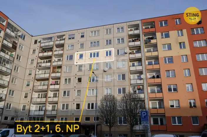 Pronájem bytu 2+1, Olomouc, Družební, 42 m2