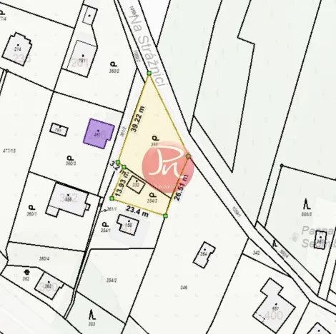 Prodej pozemku pro bydlení, Dolní Lhota, 1028 m2