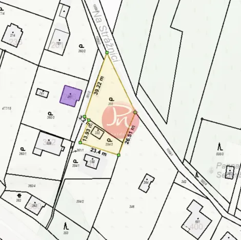 Prodej pozemku pro bydlení, Dolní Lhota, 1028 m2