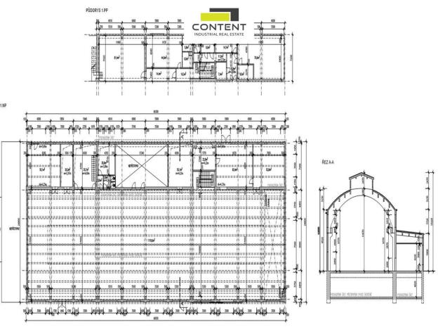 Pronájem výrobních prostor, Kladno - Dubí, Dubská, 1542 m2