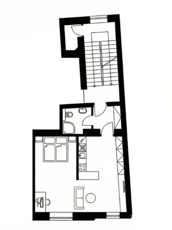 Prodej bytu 1+kk, Náchod, Na Letné, 42 m2