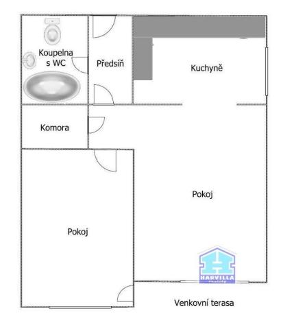 Pronájem bytu 2+kk, Přeštice, Řičákova, 59 m2