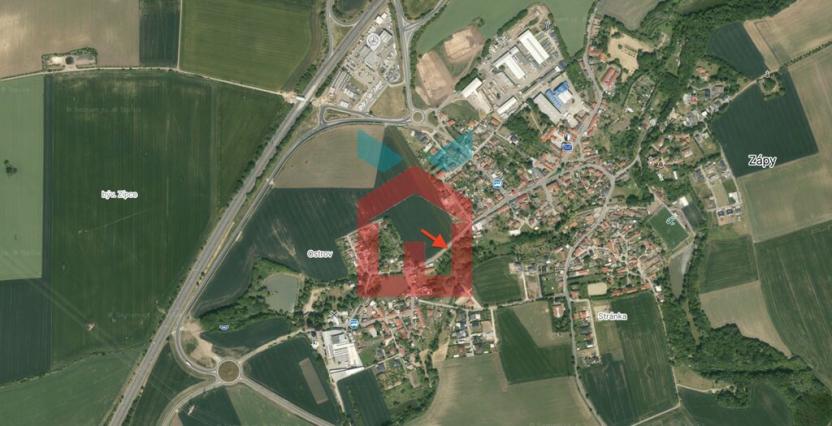 Prodej pozemku pro bydlení, Zápy, 1016 m2