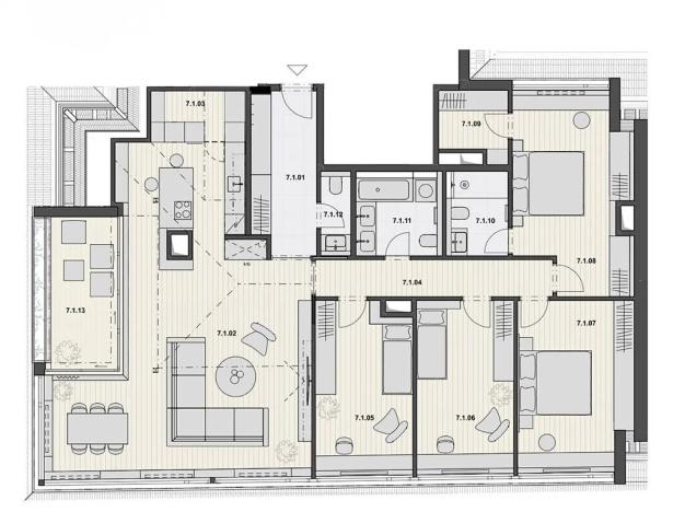 Prodej bytu 6+kk a větší, Praha, 177 m2